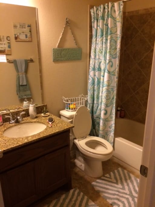 Bathroom next to room