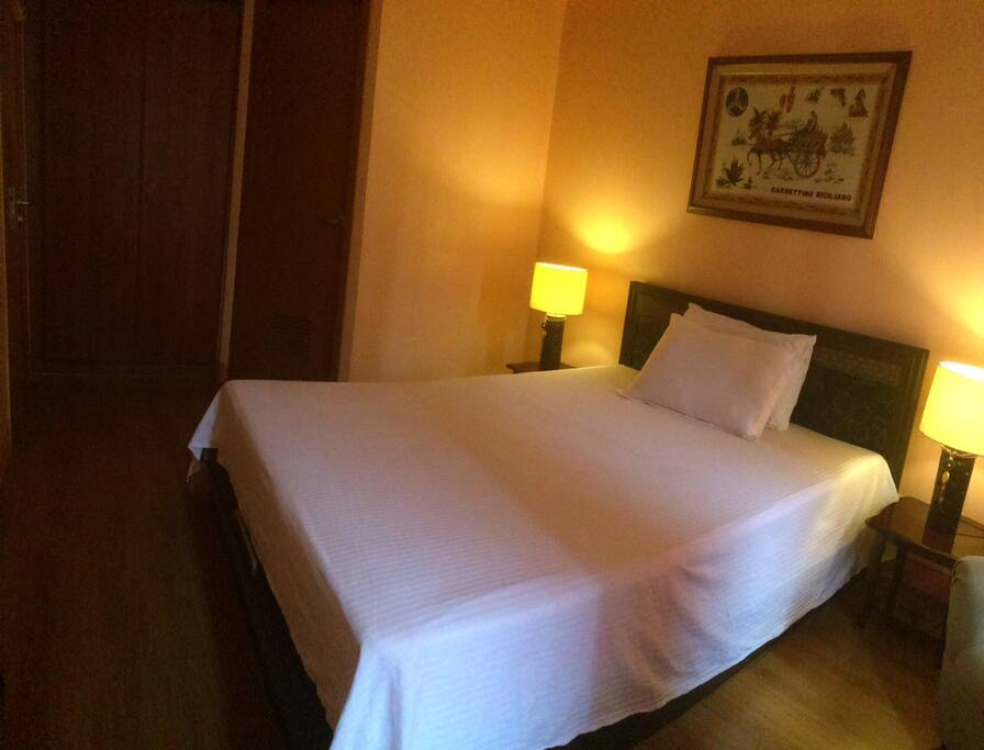 Queen-sized bed
