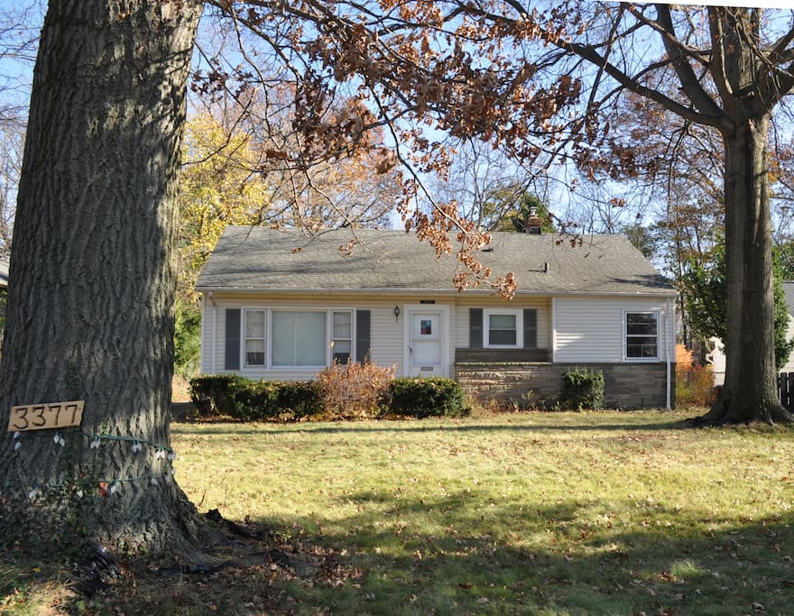 Front of the house.