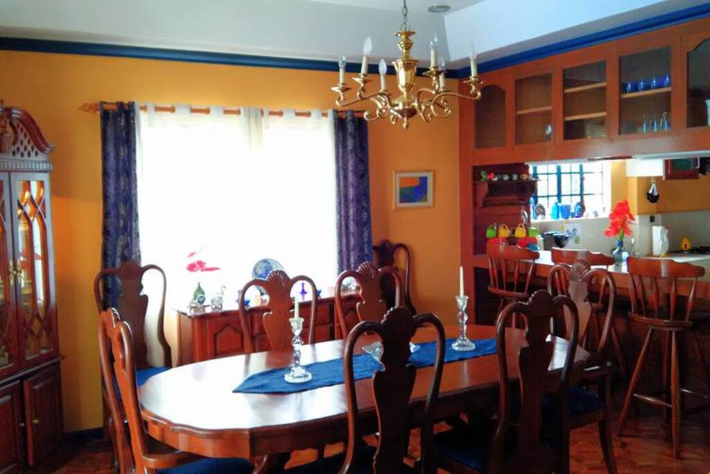 the dining room