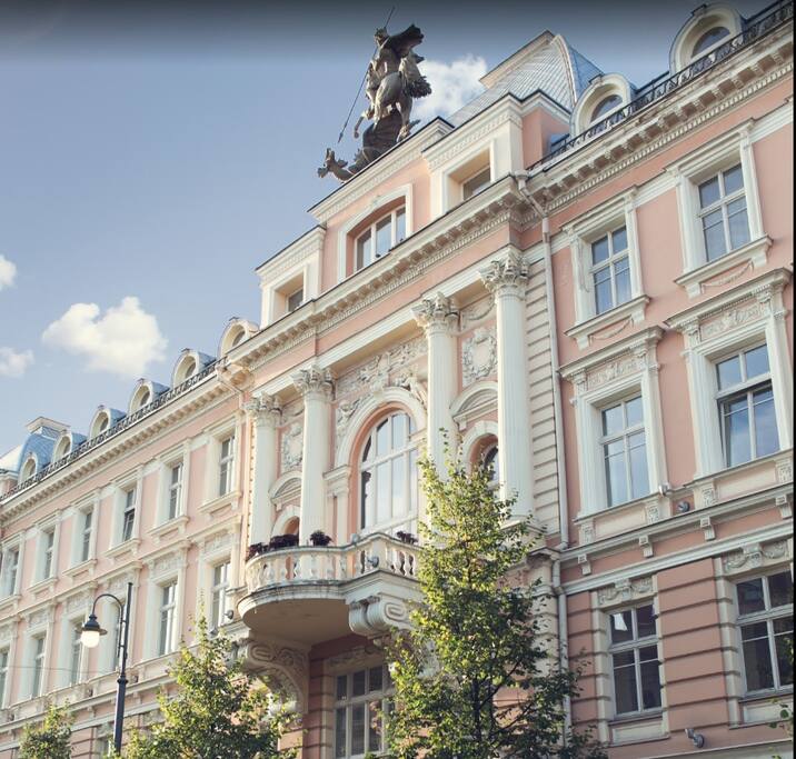 The building