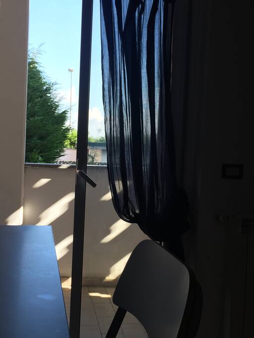 Il balcone dalla cucina