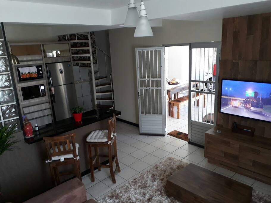 Sala e cozinha
