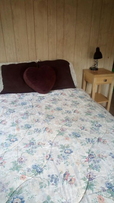 bedroom #1 very comfy pillow top mattress, smaller bedroom
