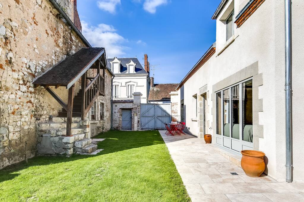 Terrasse privative avec BBC
