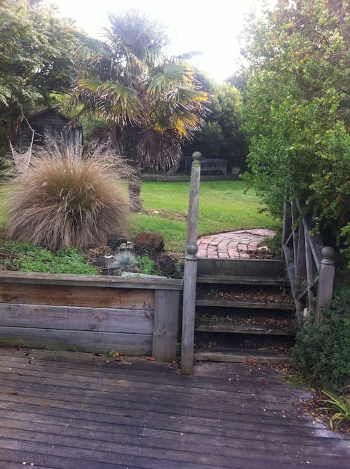 large backyard