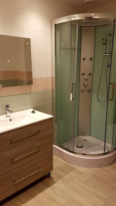 douche hydromassante