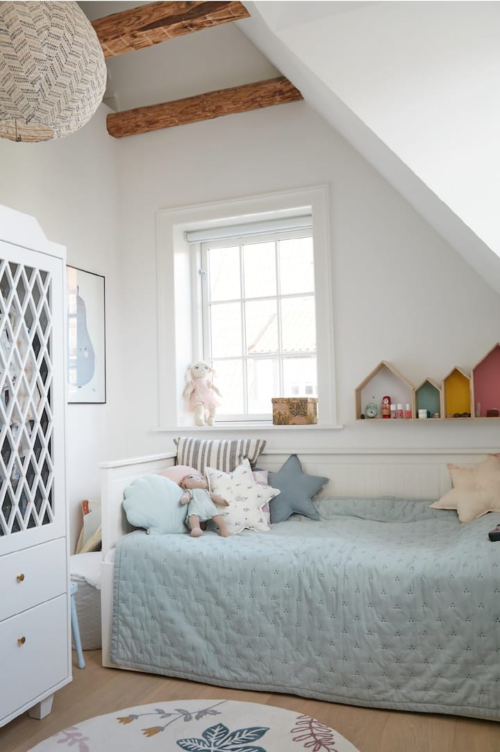 Dječja soba s krevetom za jednu osobu može se proširiti na bračni krevet