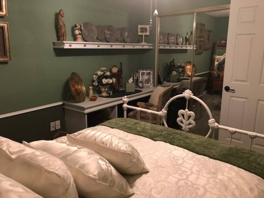 Desk in bedroom