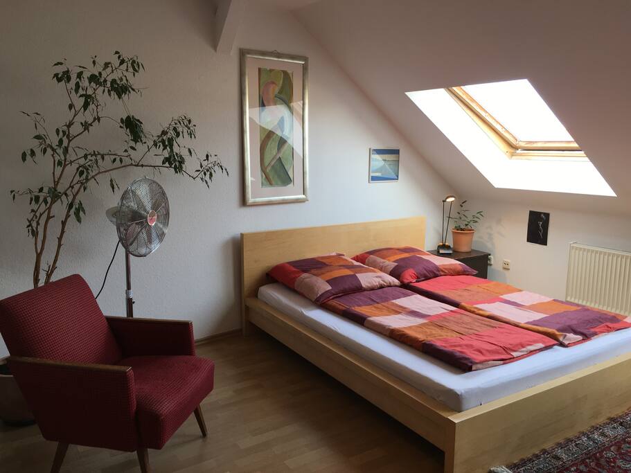 Große Bett unterm Sternenzelt