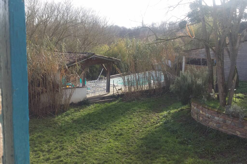vue sur le jardin