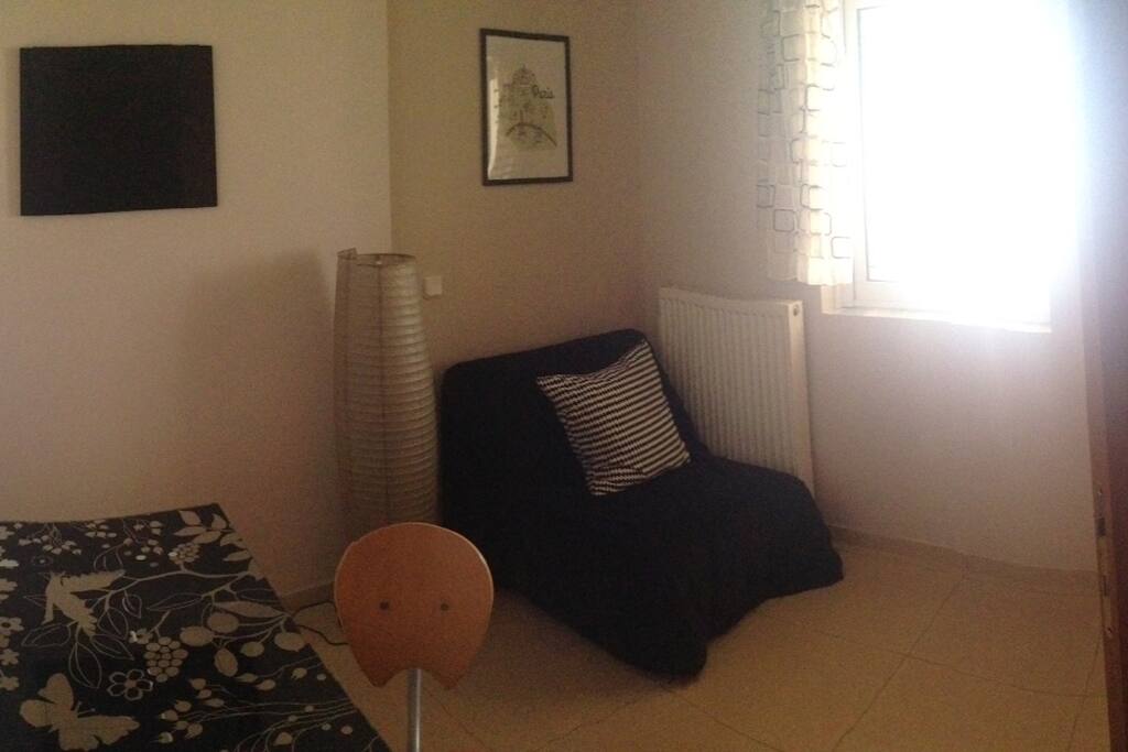 Office with armchair-bed