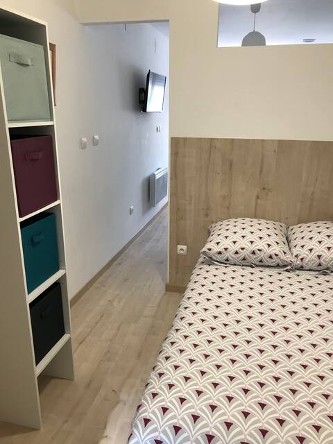 Le Douillet: air-conditioned parking, quiet CNPE Golfech