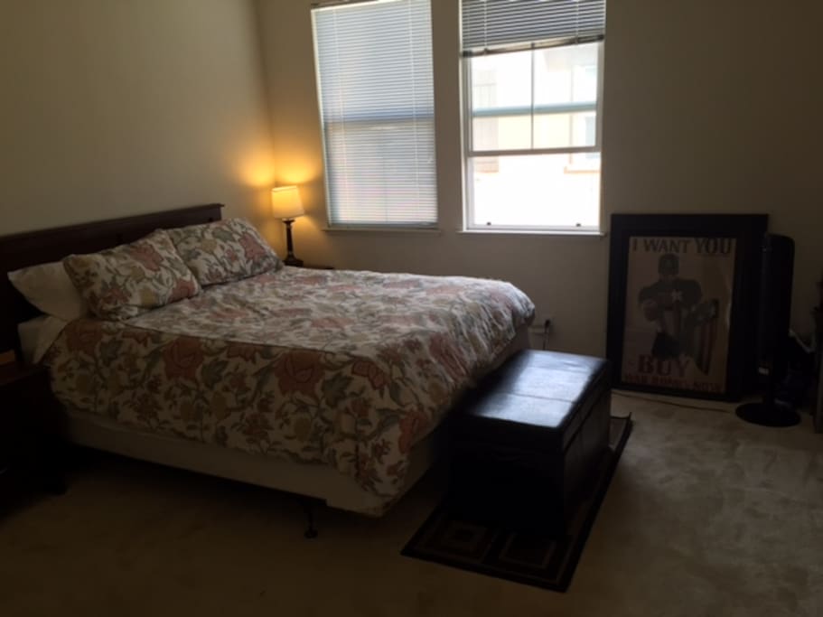 Master bedroom with cable TV. Contains full bathroom/shower/bath