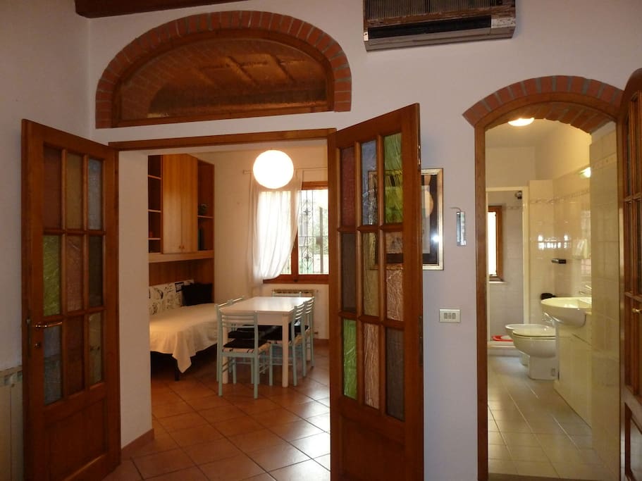soggiorno con terzo posto letto rete a doghe materasso ortopedico)