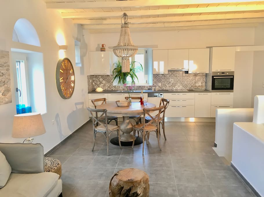 The fully equipped kitchen awaits.