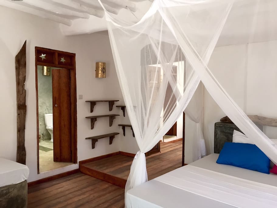 big beds and nice design with safe