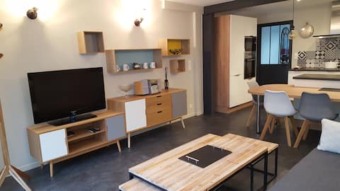 Top Airbnb: City center house with garden à Dinard