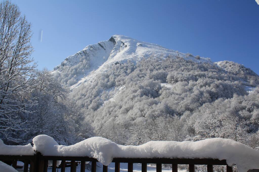 Vue terrasse hiver