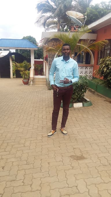 This is me enjoying the weather around the compound which is at the bottom of mount meru. Ur all mostly welcome.