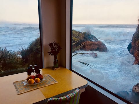 Woodpecker Bay Bach ~ Life on the edge.