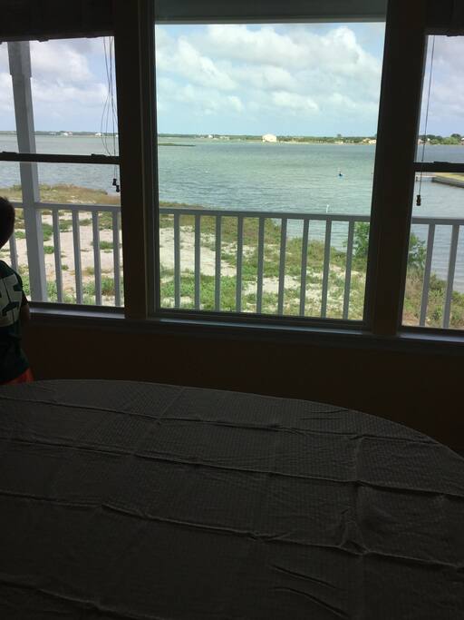 Salt Lake view from dining room.