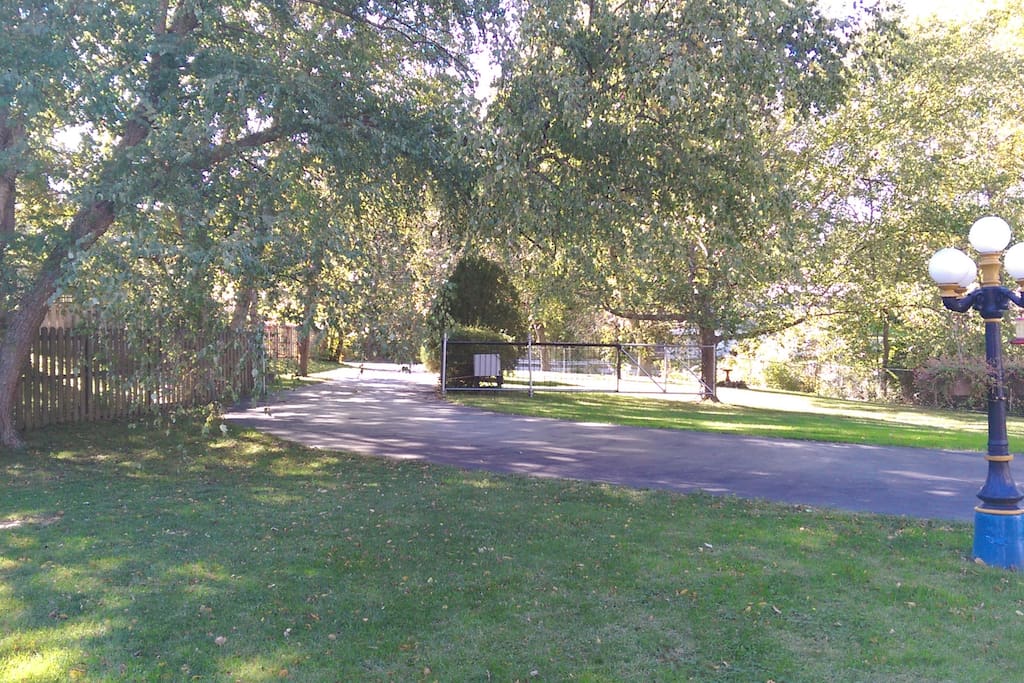 Private driveway with gated entrance. Off street parking for multiple cars