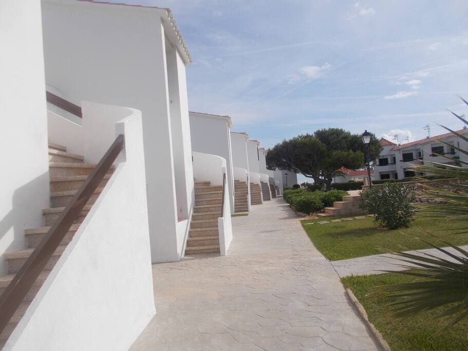 Private entrace scale. at the entrance flat terrace, there is a gate for small children to protect them