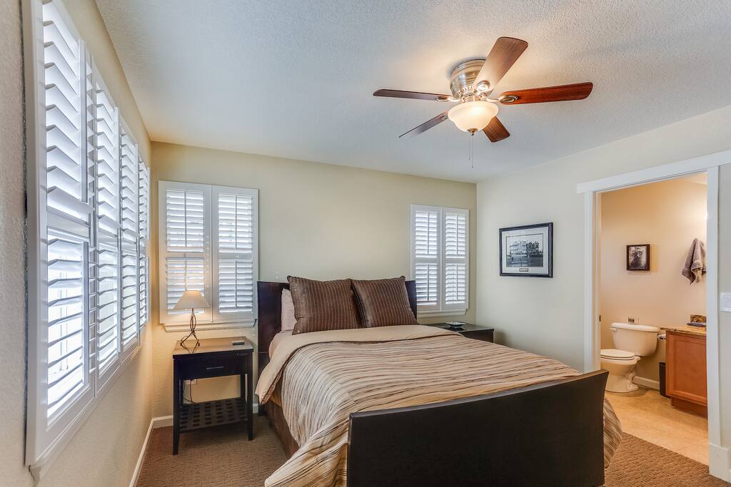 Bedroom and Bathroom