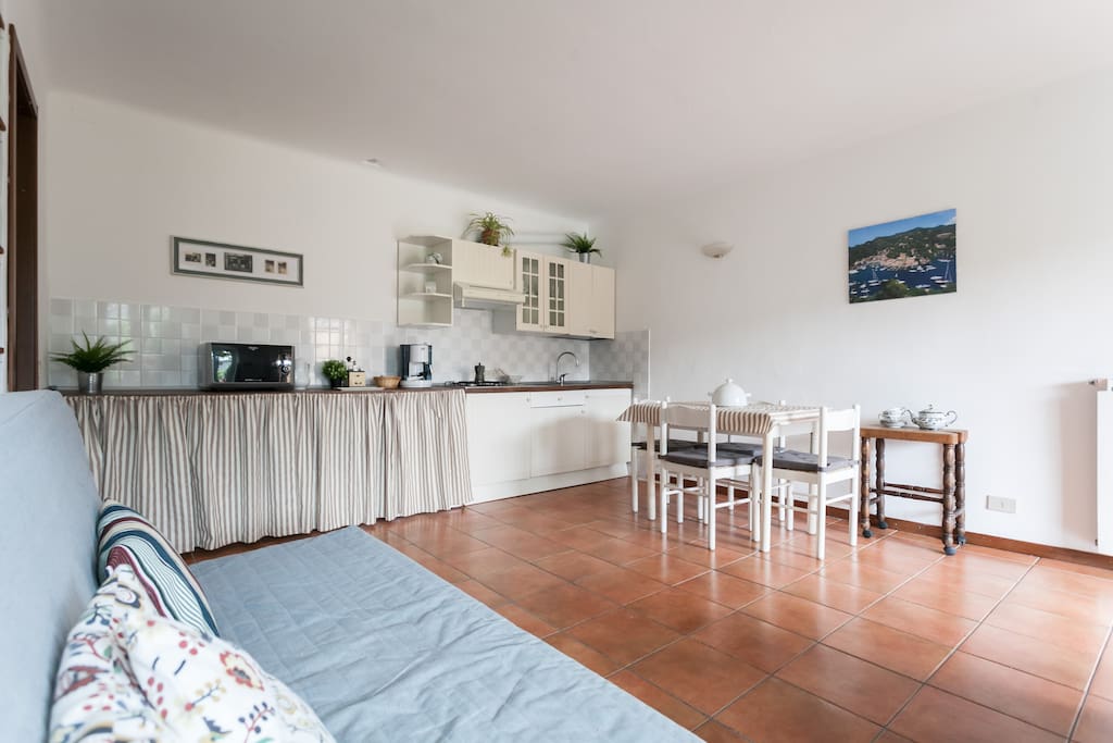 The Living room & The Kitchen