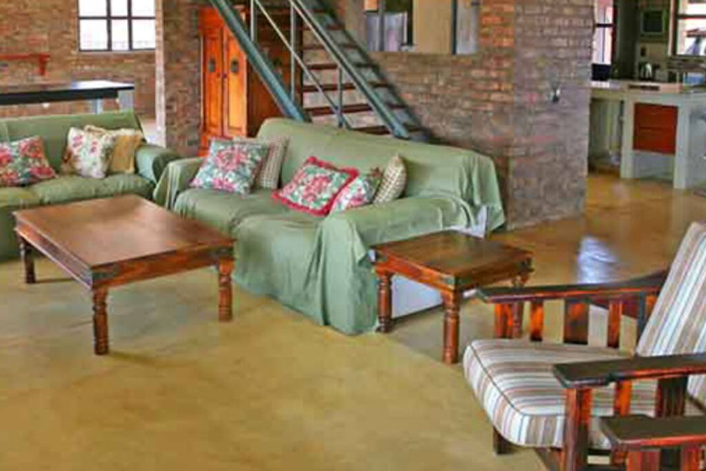 TV and lounge area