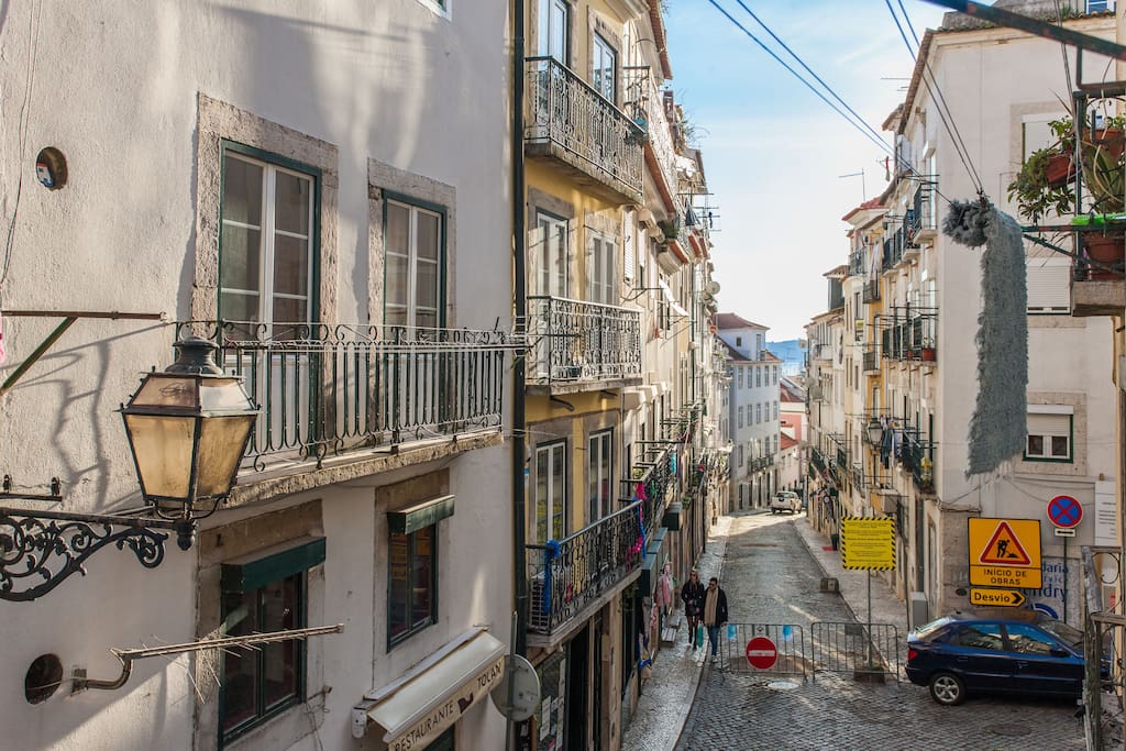 View from the small balcony