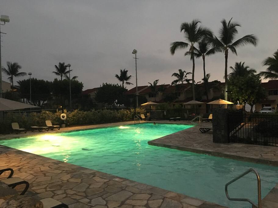 Great pool, just renovated, open in the evenings
