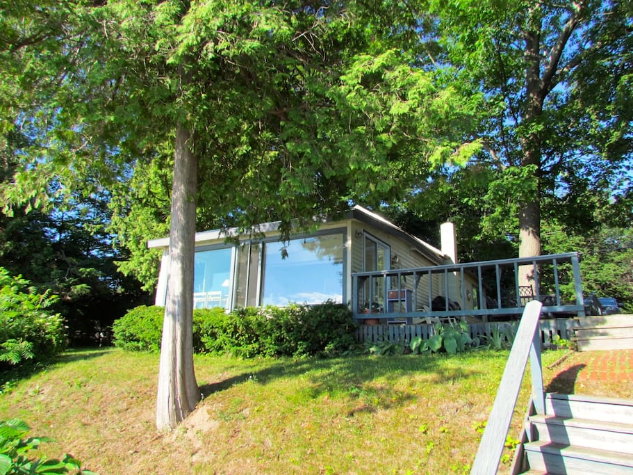 Cottage from lake side