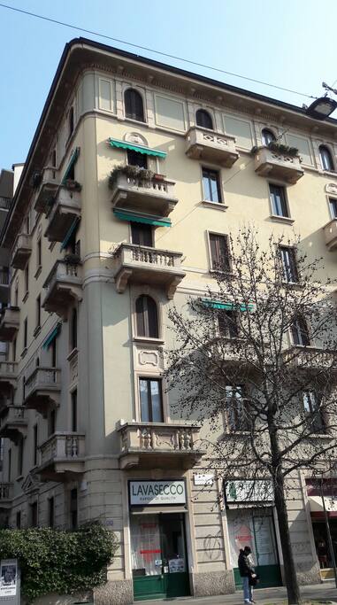 Vista del palazzo