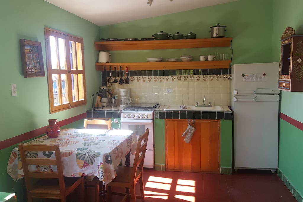 Our Fully Equipped Kitchen, you will find everything you need, including a coffee maker and margarita blender!