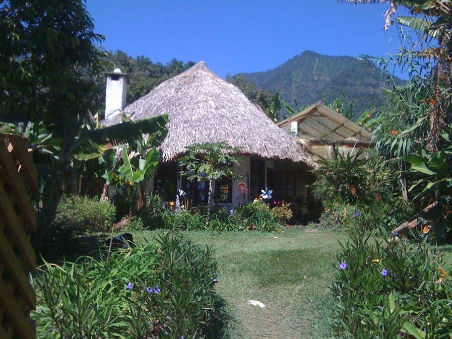 Come and enjoy the splendor of Lake Atitlan from up close and enjoy the rich warmth of Guatemalan culture. We have a hotel in town, so you will have an attentive staff at your disposal, as well as, daily maid service.