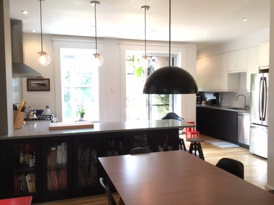 Dining room; kitchen