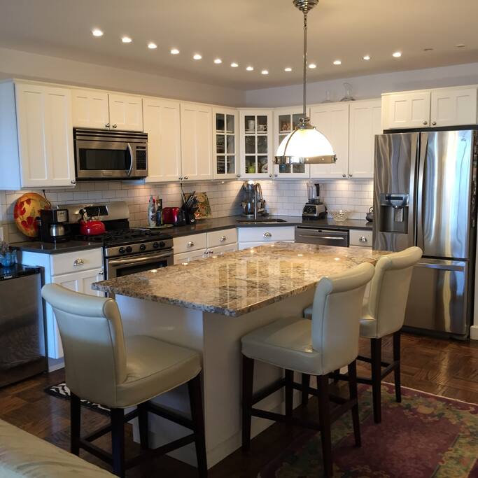 Kitchen and Center Island