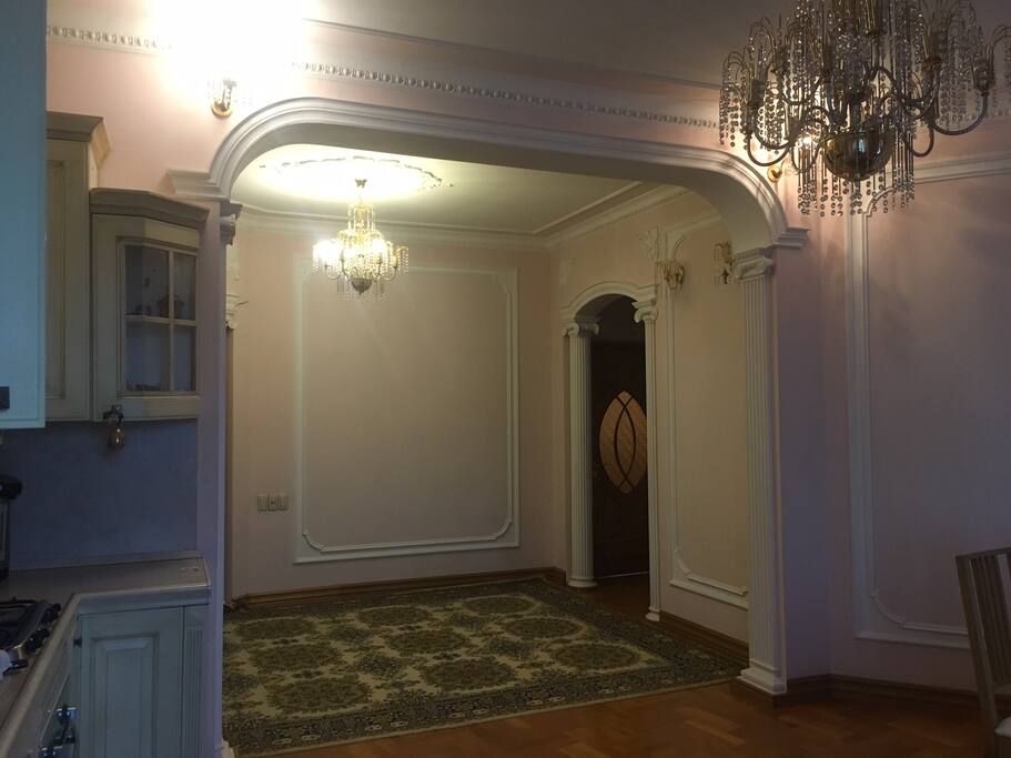 Living room, place for bed sofa for guest 5 and 6