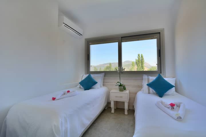 Only room with 2 separated beds