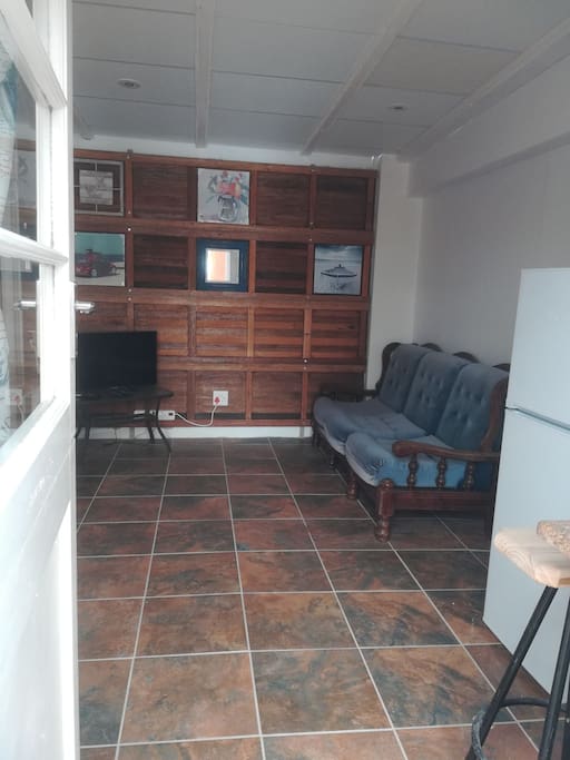 Private entrance to unit 1 relaxing lounge area
