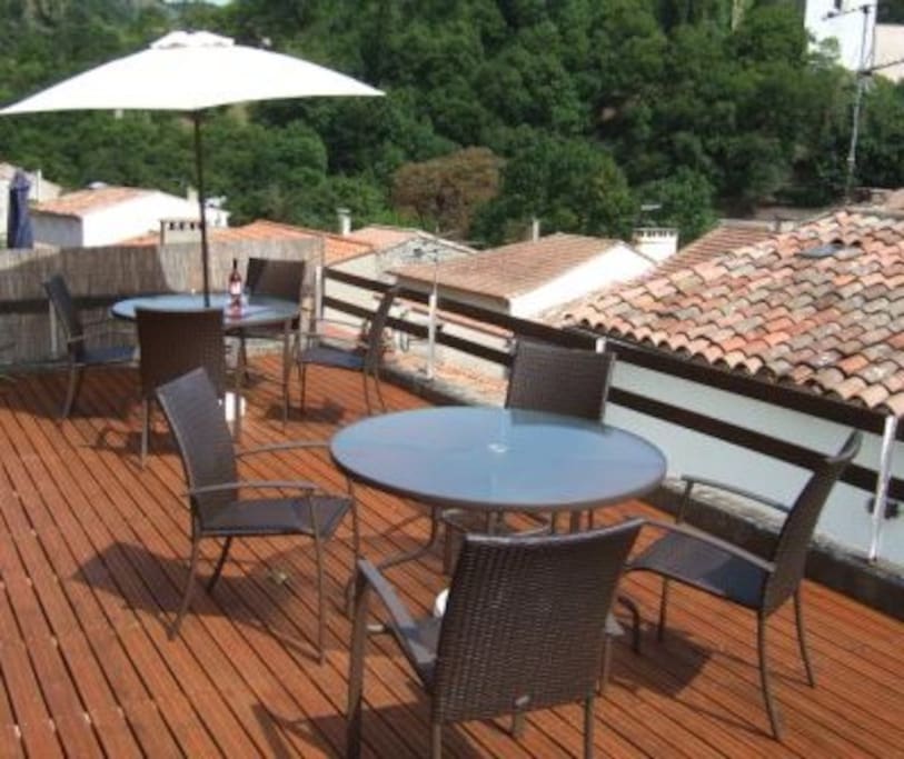 Wooden terrace