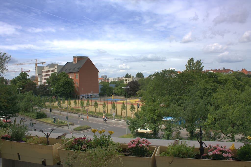 View from the balcony