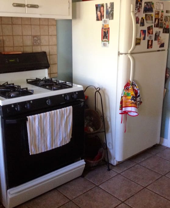 Gas Stove/Oven and Refrigerator...