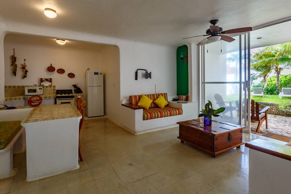 Guest house living area