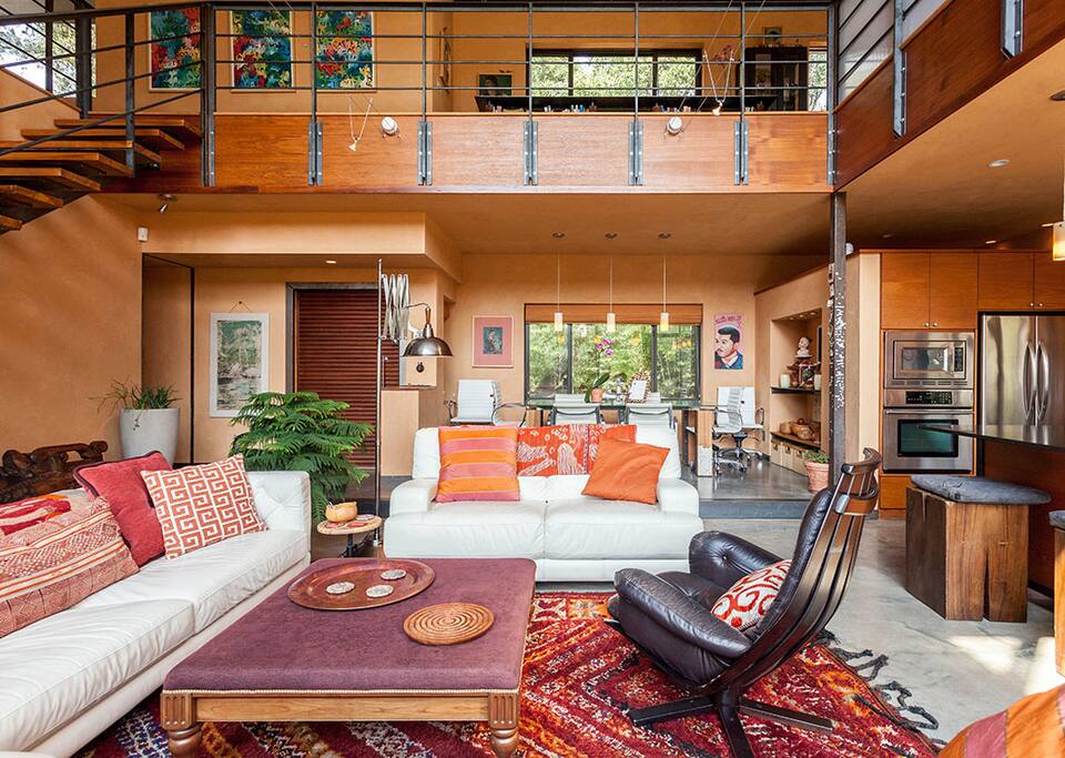 The open floor plan is bright and welcoming.