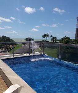 Lindo Flat à beira mar da praia de Tambaú. (8)