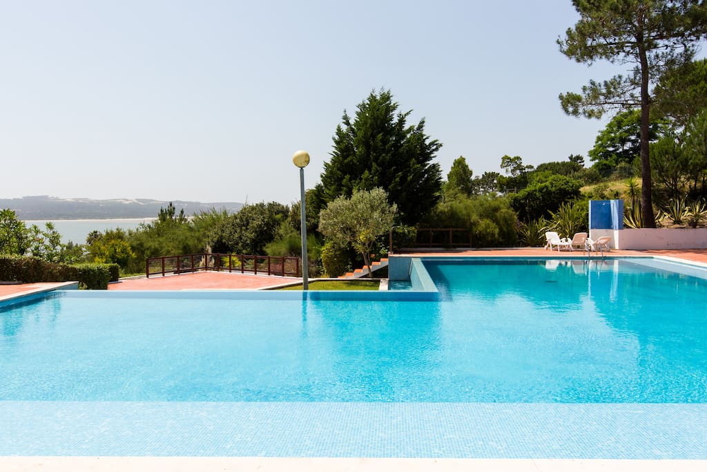 Swimming pool of the resort.
