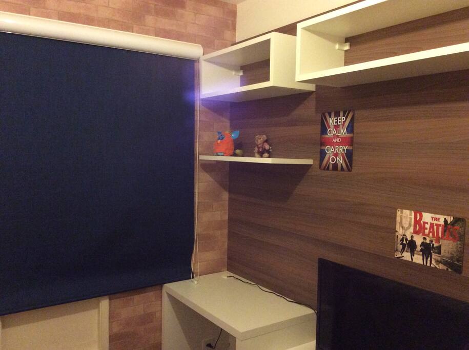 Quarto com Cama e Bicama Confortavel.